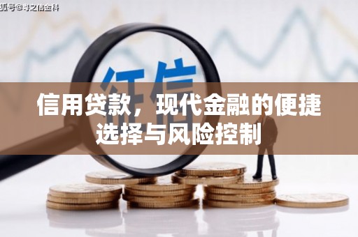 建瓯信用贷款，现代金融的便捷选择与风险控制