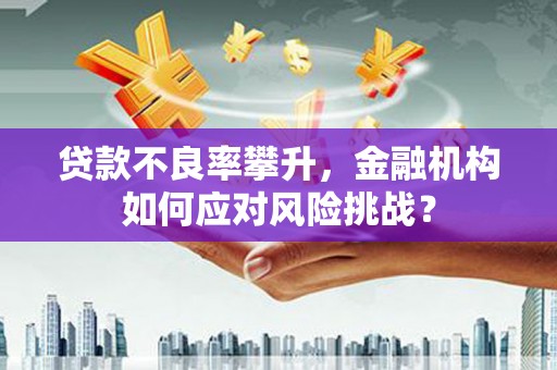 建瓯贷款不良率攀升，金融机构如何应对风险挑战？