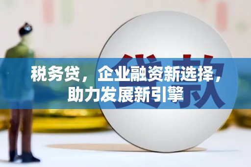 建瓯税务贷，企业融资新选择，助力发展新引擎