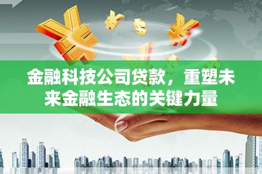 建瓯金融科技公司贷款，重塑未来金融生态的关键力量