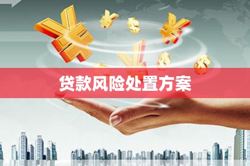 建瓯贷款风险处置方案