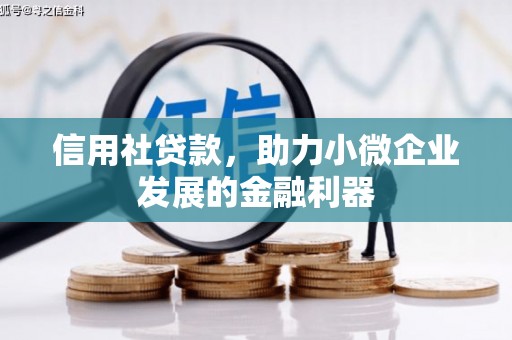 建瓯信用社贷款，助力小微企业发展的金融利器
