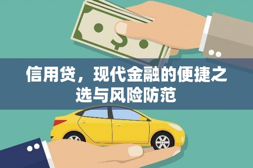 建瓯信用贷，现代金融的便捷之选与风险防范