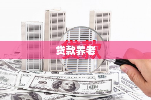 建瓯贷款养老